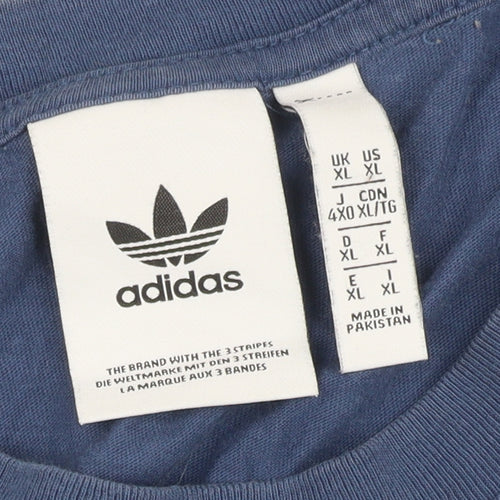 Adidas Men's Blue XL Short Sleeve T-Shirt