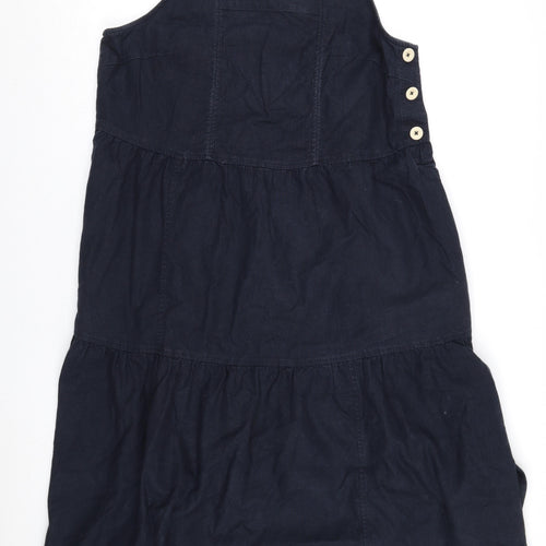 Toast Women's Black Pinafore Dress Size 12