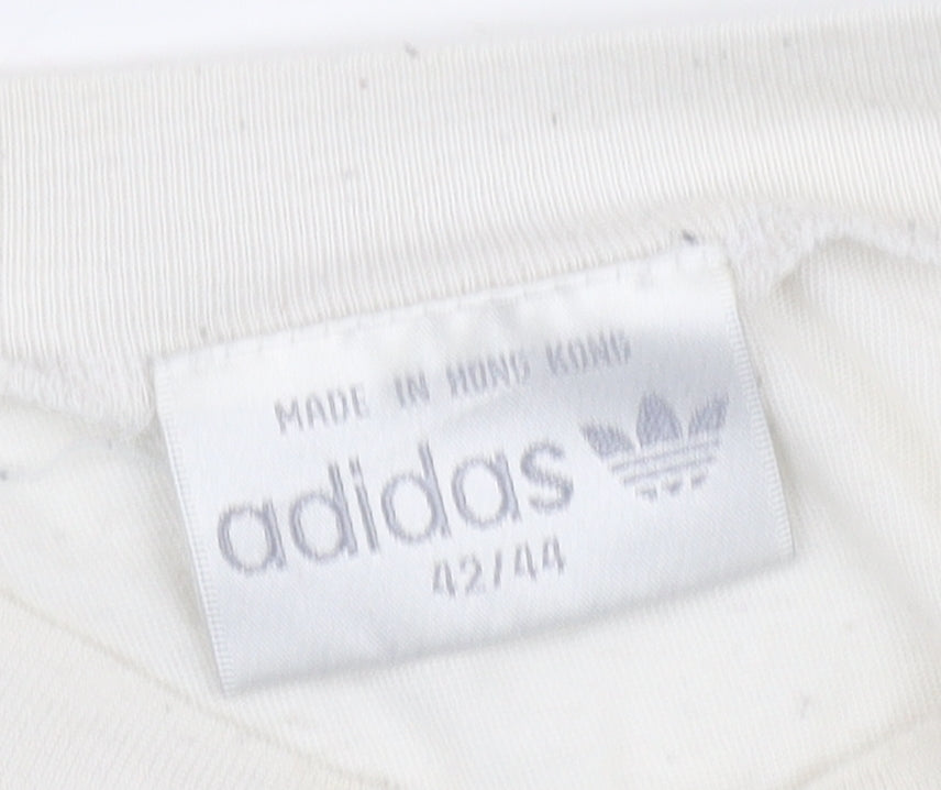 Adidas Men's Retro Multicoloured Graphic T-Shirt UK 14