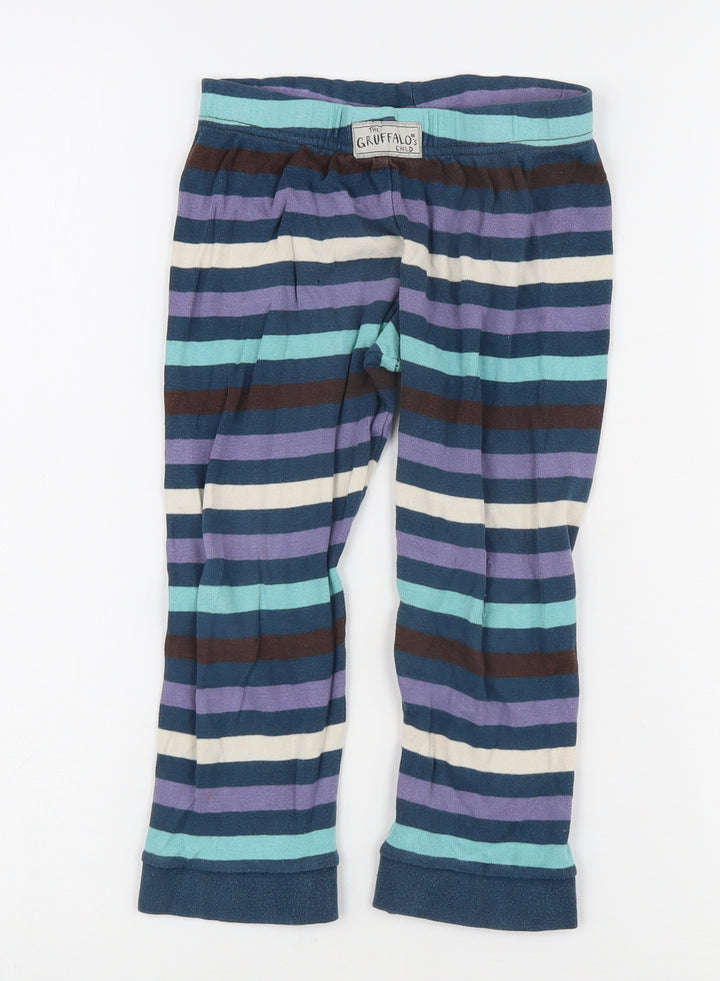 Marks and Spencer Girls Multicoloured Striped Pyjama Pants 5-6 Years