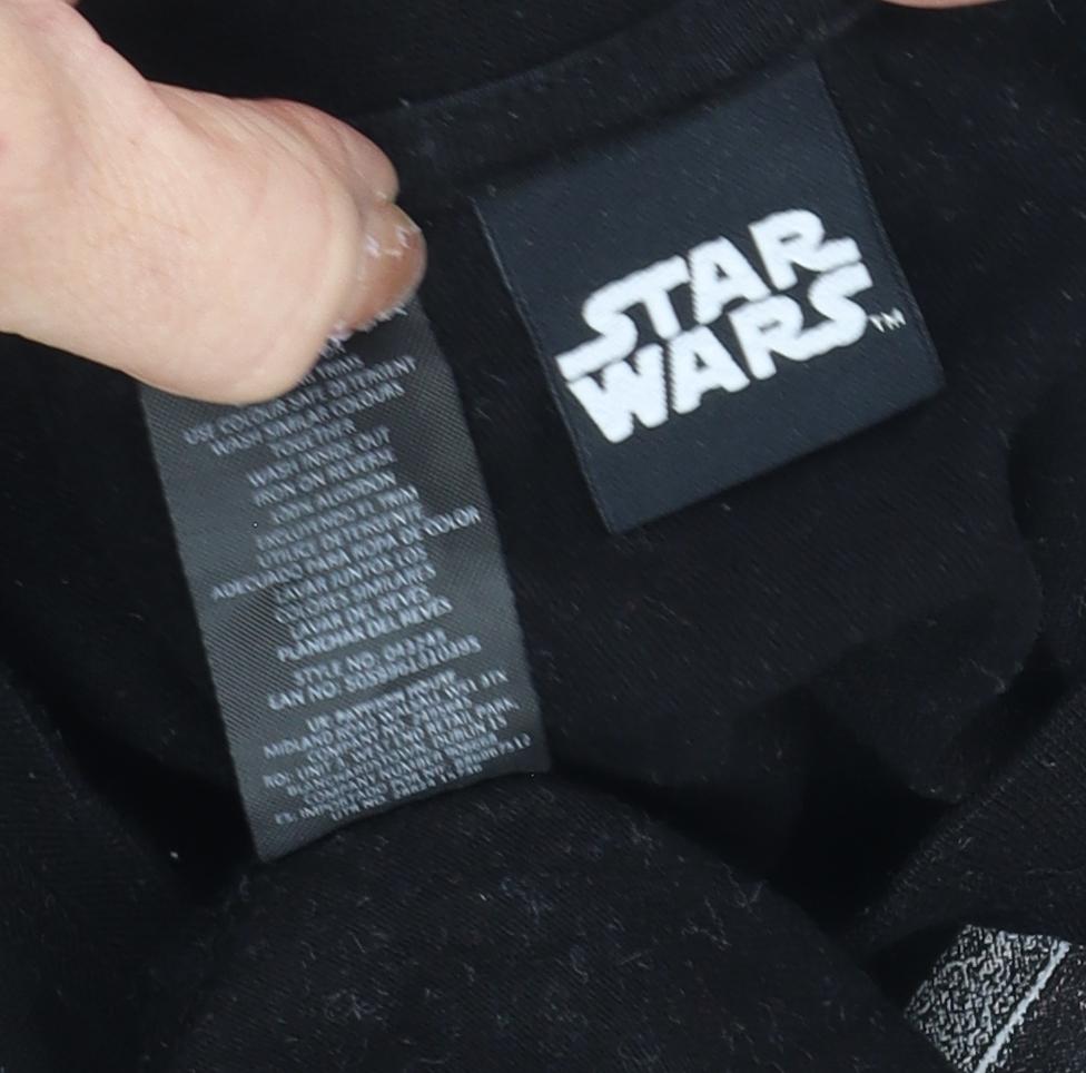 Star Wars Black Mandalorian T-Shirt, Men's Large