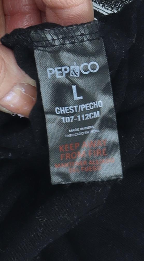 Star Wars Black Mandalorian T-Shirt, Men's Large