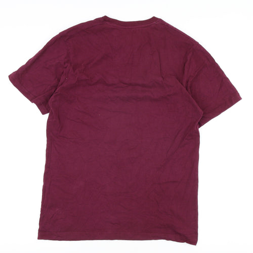 Lambretta Men's Red Graphic Print T-Shirt, Medium