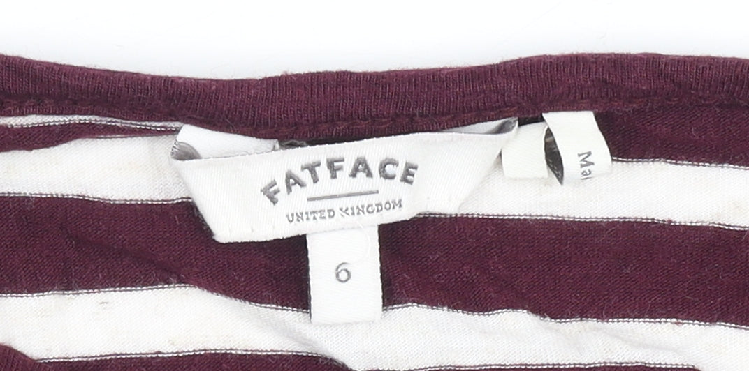 FatFace Women's Multicoloured Tunic, Size 6, Striped Jersey