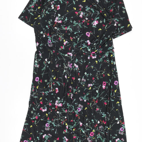 RJR John Rocha Women's Floral Fit & Flare Dress Size 16
