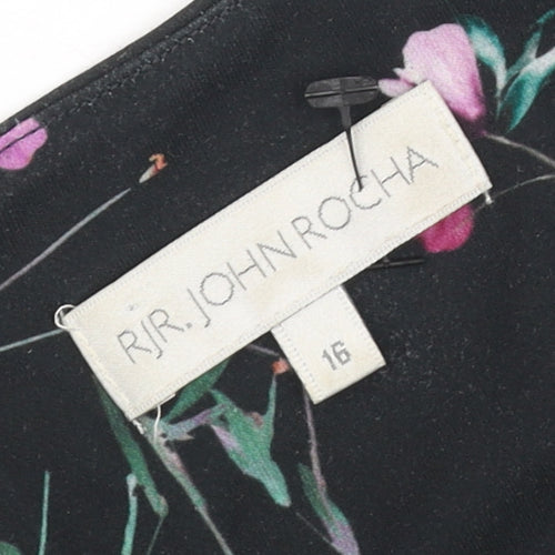 RJR John Rocha Women's Floral Fit & Flare Dress Size 16