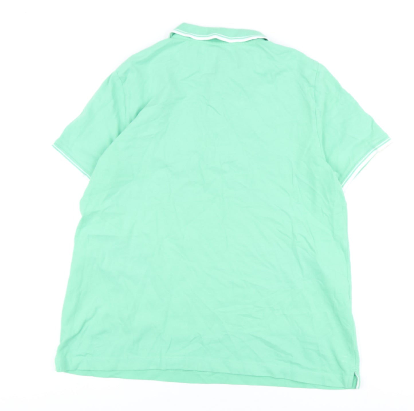 Lands' End Men's Green L Polo Shirt