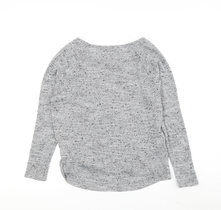 Oasis Grey Women's Long Sleeve Pullover Jumper Size S