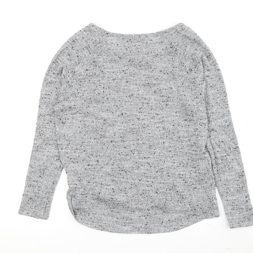 Oasis Grey Women's Long Sleeve Pullover Jumper Size S