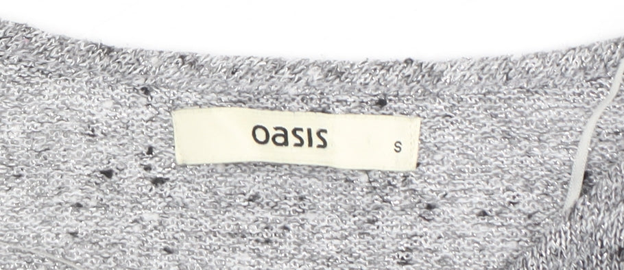 Oasis Grey Women's Long Sleeve Pullover Jumper Size S