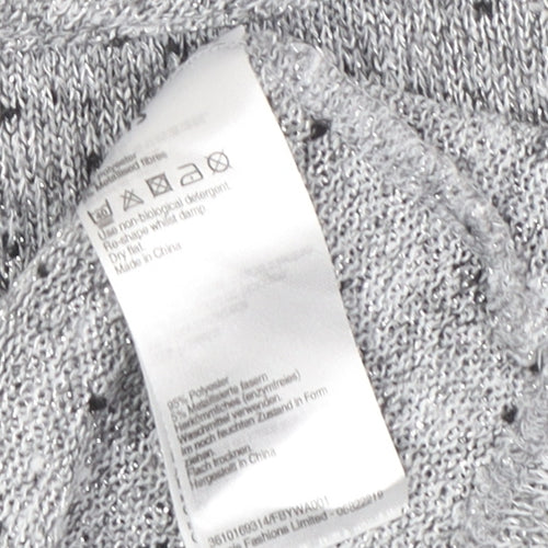 Oasis Grey Women's Long Sleeve Pullover Jumper Size S