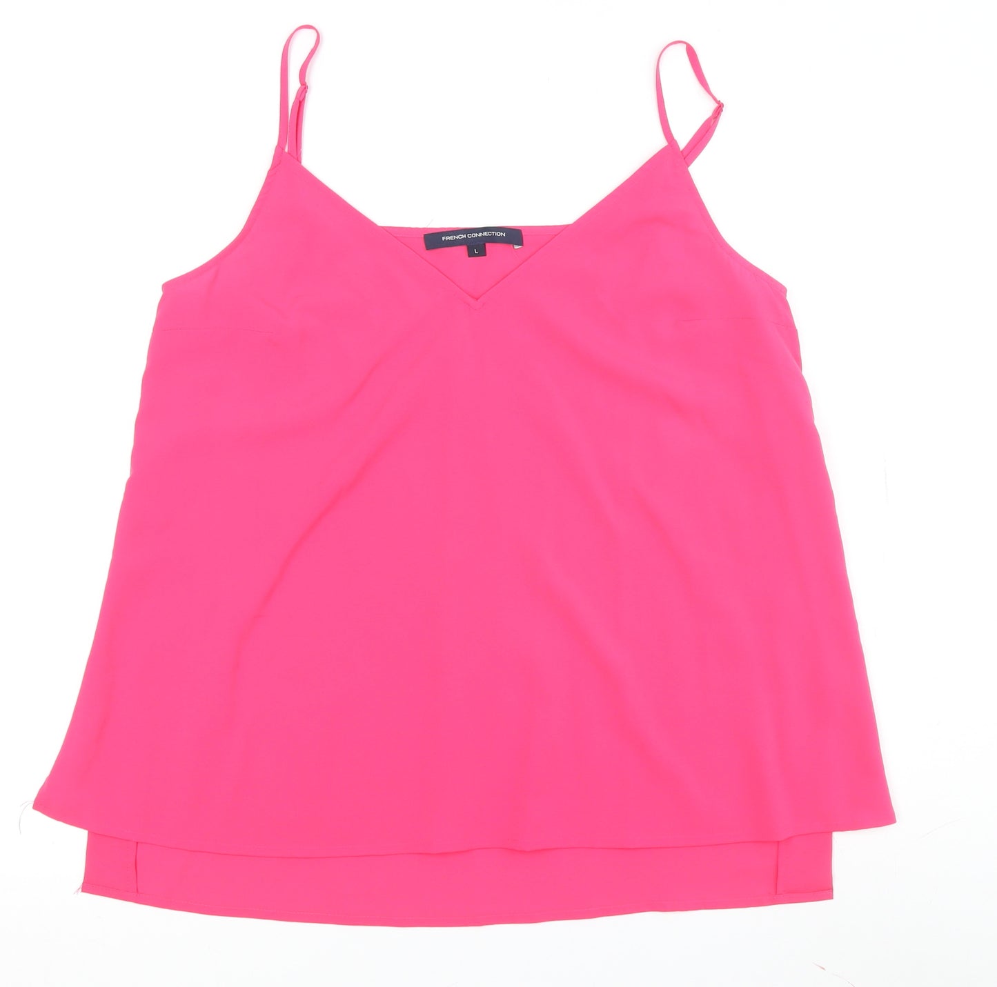 French Connection Women's Pink Camisole Tank L