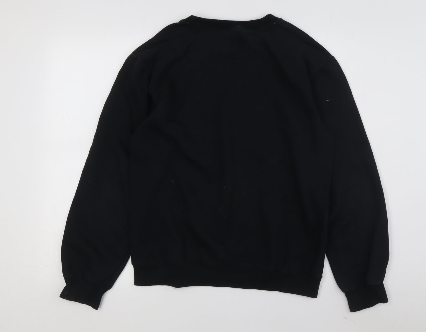Anvil Men’s Black Fleece Sweatshirt Small Pullover