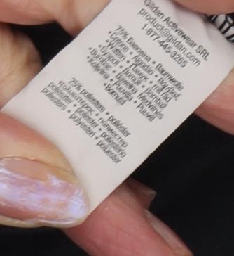 Anvil Men’s Black Fleece Sweatshirt Small Pullover