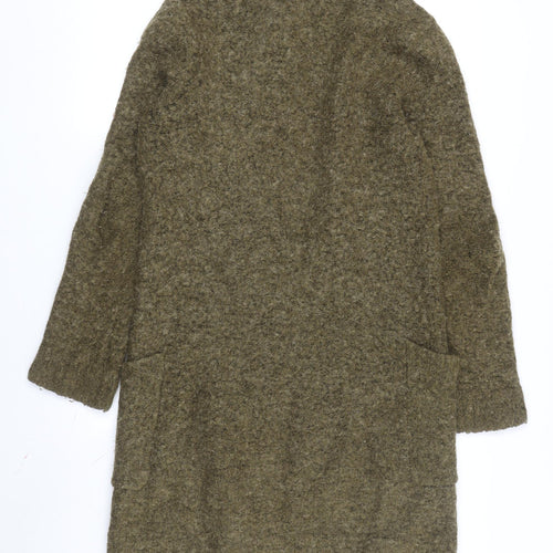 FatFace Women’s Green Cardigan, Size 8, Knit Style