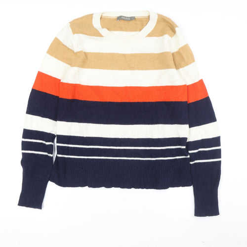 Oasis Women's Multicoloured Striped Pullover M