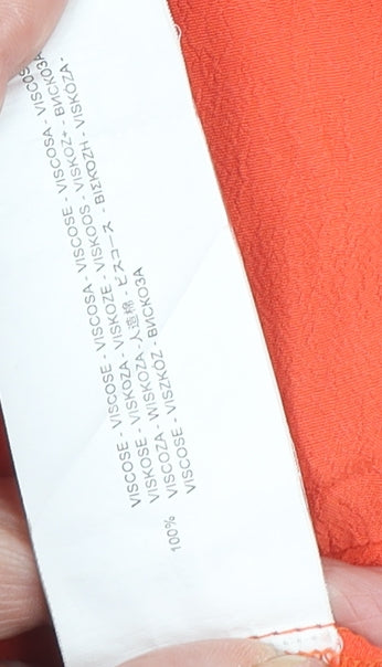 MINKPINK Women's Orange XS V-Neck Playsuit