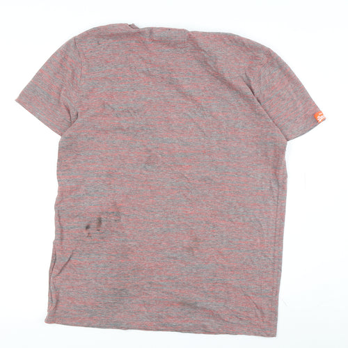 Superdry Men's Grey Large Crew Neck T-Shirt