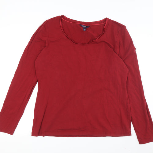 Long Tall Sally Women's Red XL Round Neck T-Shirt