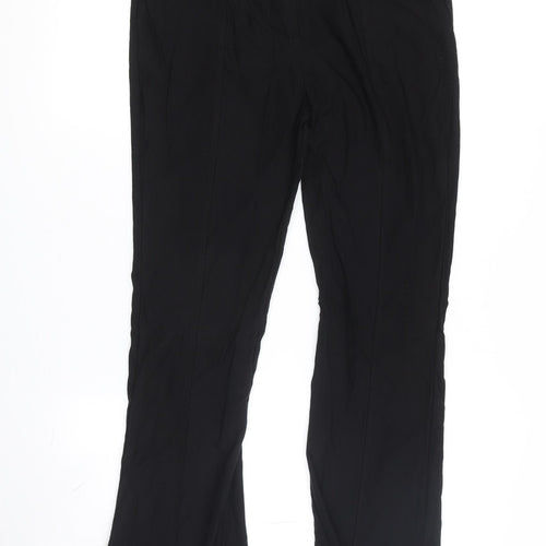 Brave Soul Women's Black Trousers, M, Button Closure
