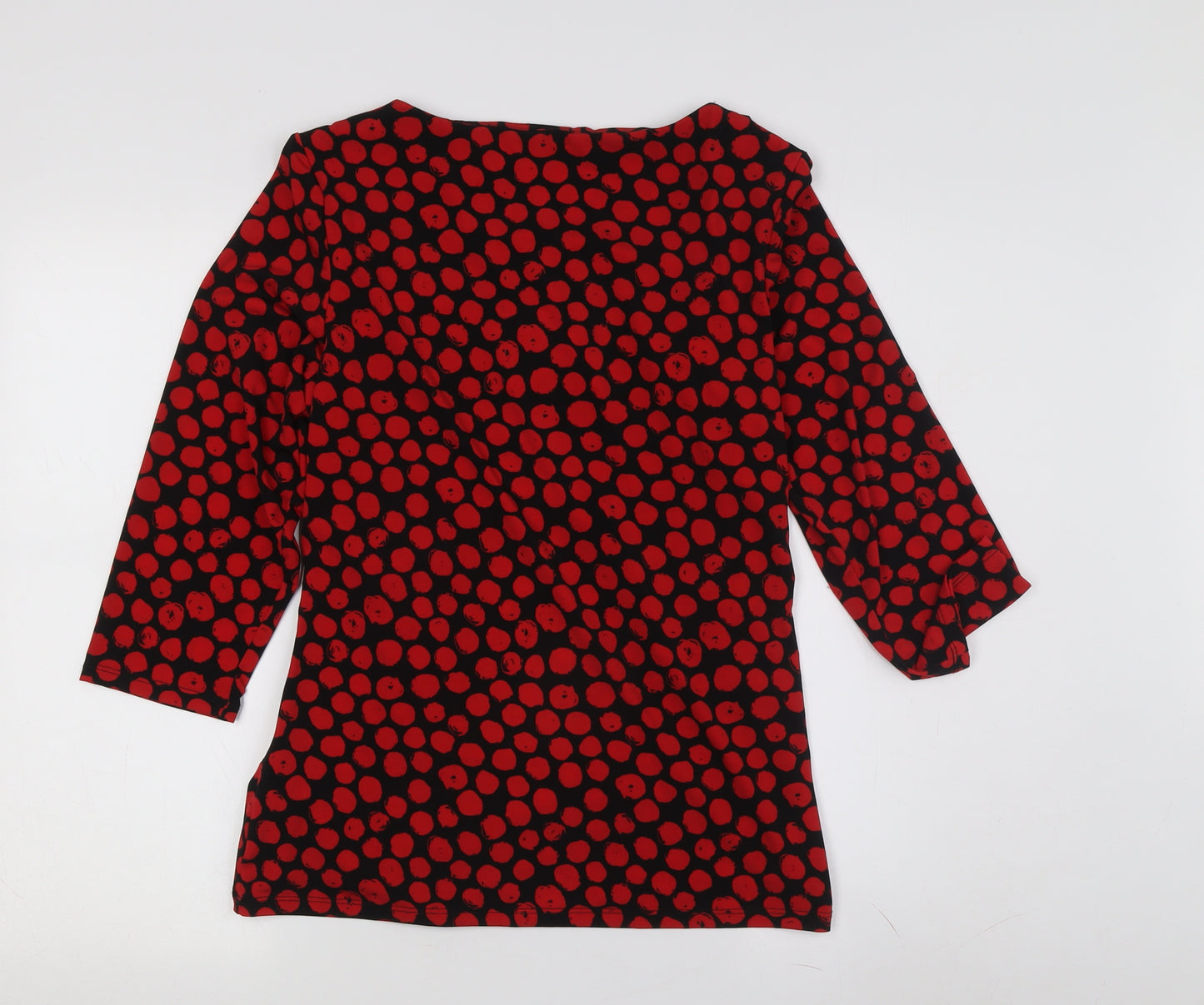Roman Women's Red Polka Dot Tunic, Size 16