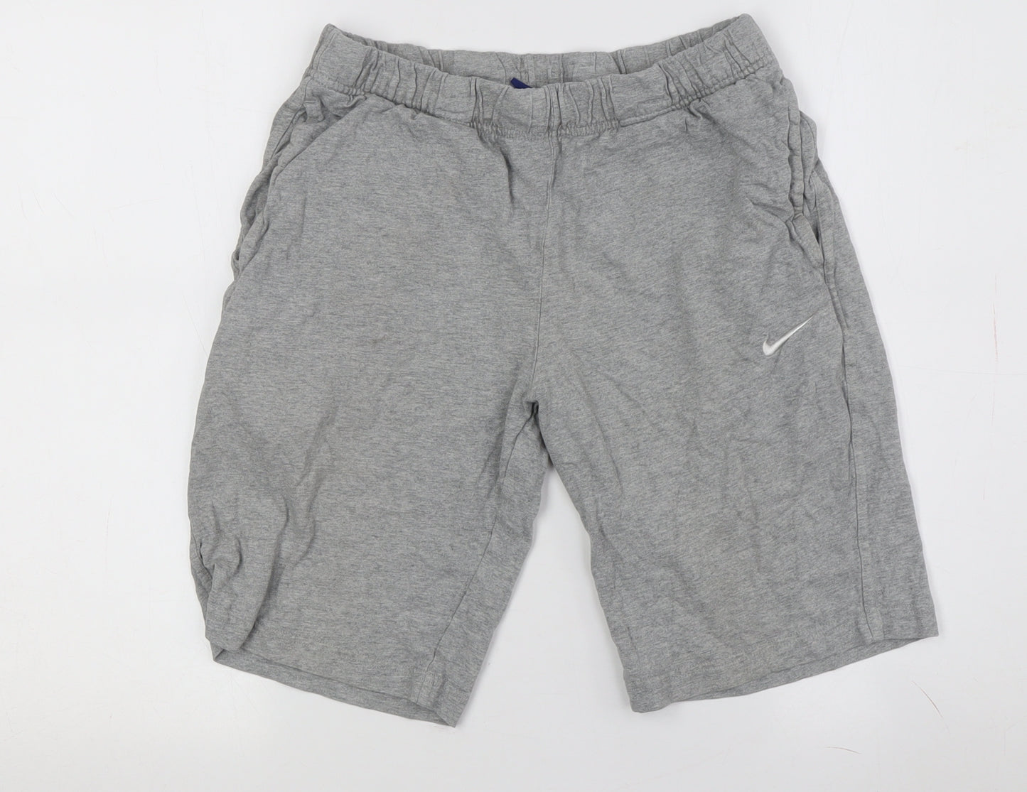 Nike Men's Grey Sweat Shorts Size S
