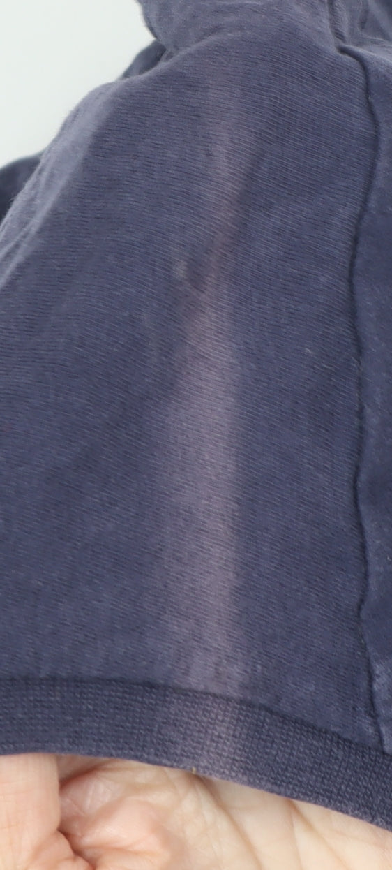 Spitalfields Men’s Blue Large Crew Neck T-Shirt