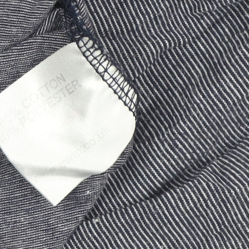 Isle Grey Floral T-Shirt for Women - Size M, Casual Wear