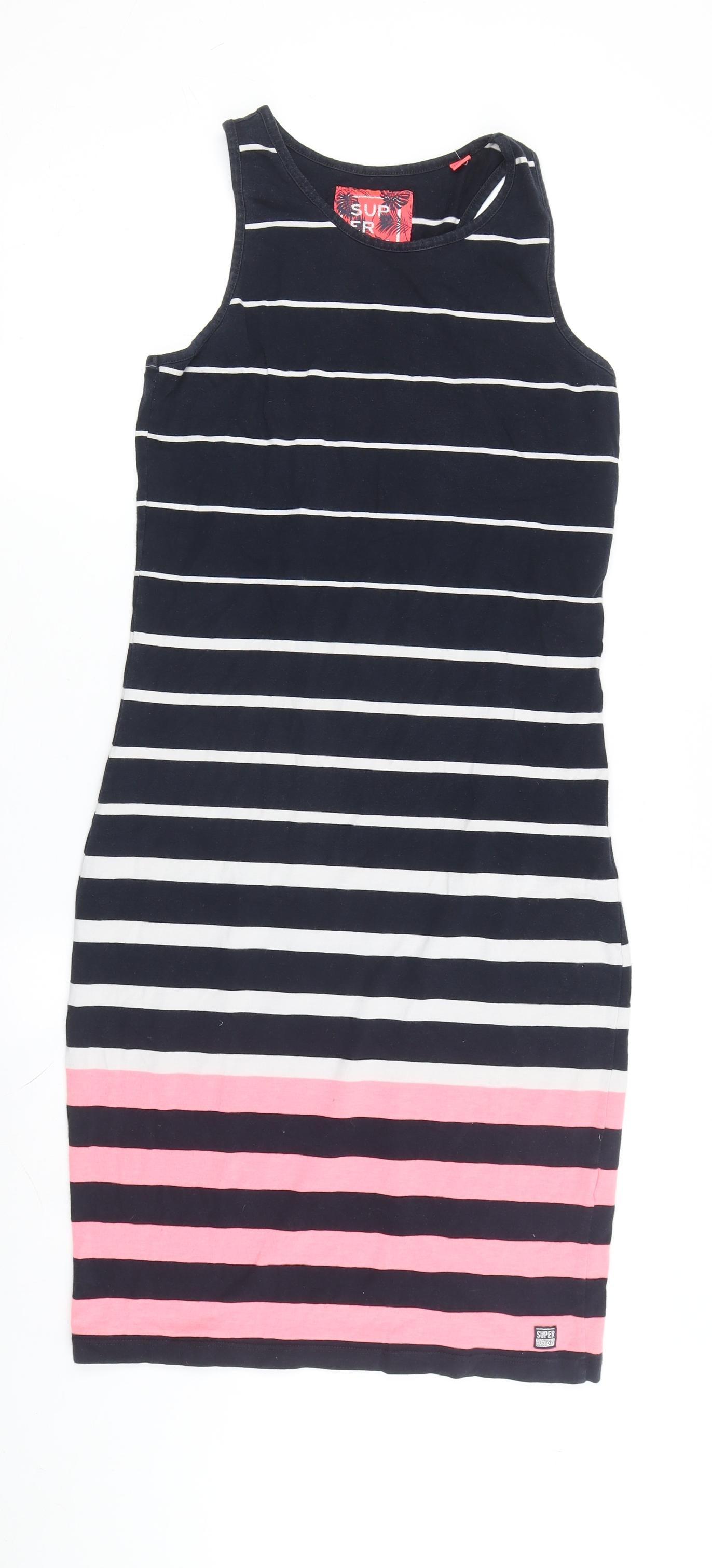 Superdry Women's Multicoloured Striped Tank Dress M