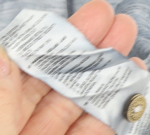 Mantaray Men's Blue Henley T-Shirt Medium