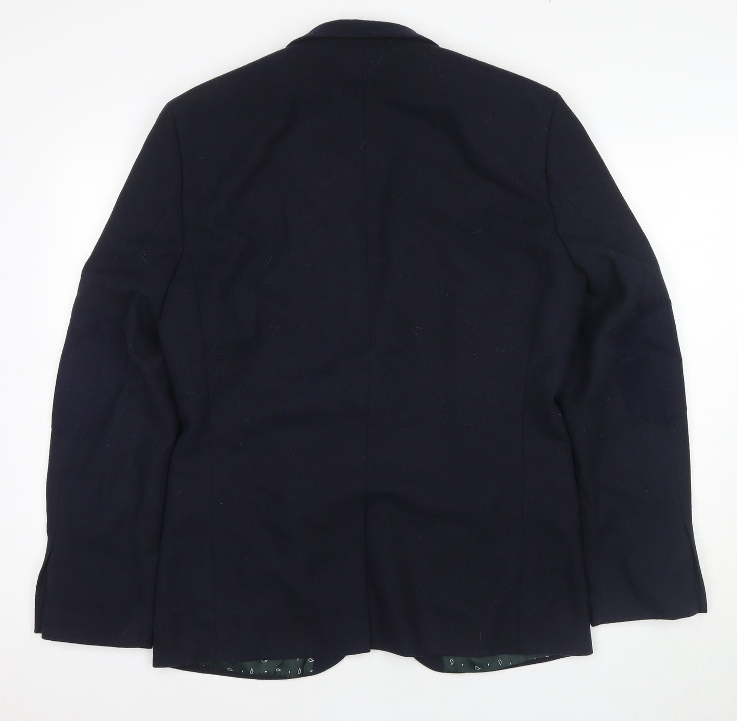 Next Men's Blue Slim Fit Blazer, Size 40R, Business