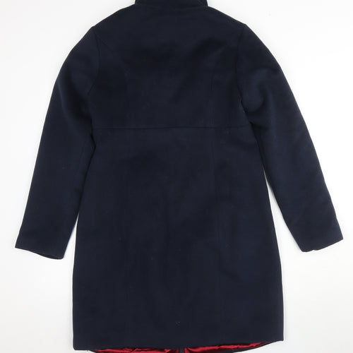 JoJo Maman Bébé Women's Navy Blue Mid-Length Coat