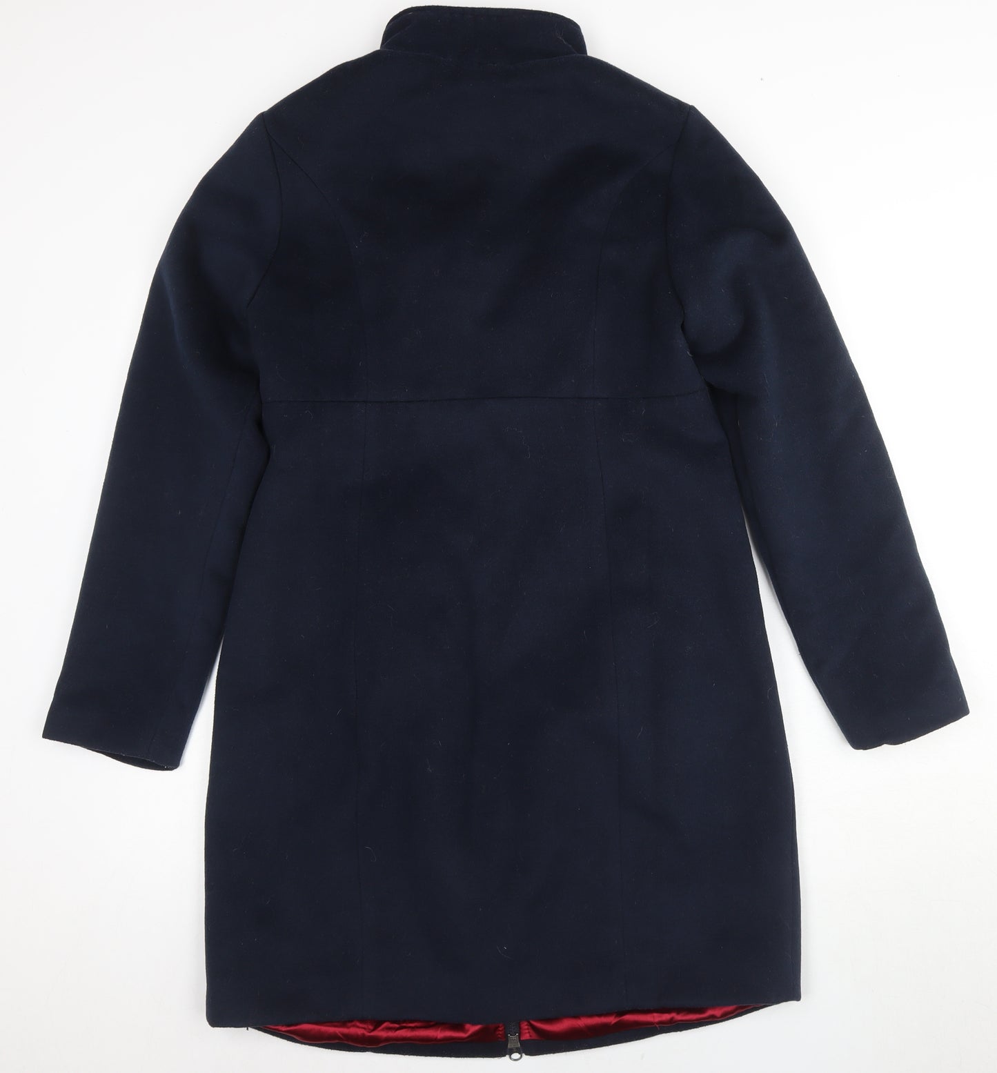 JoJo Maman Bébé Women's Navy Blue Mid-Length Coat
