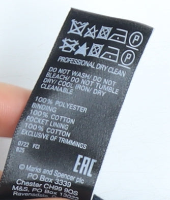 Marks & Spencer Women's Blue Overcoat Size 18