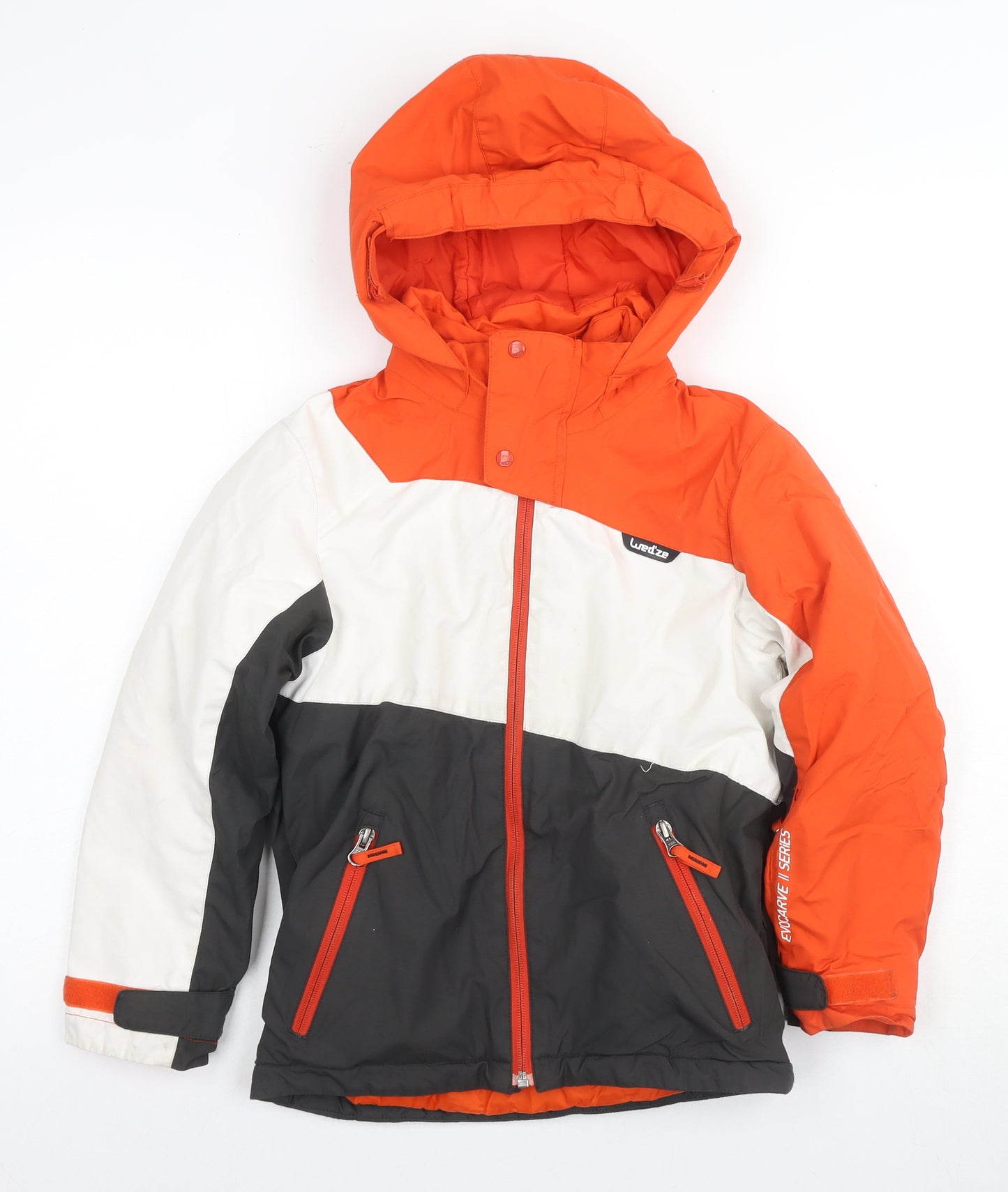 Decathlon Boys Orange Ski Jacket 8 Years