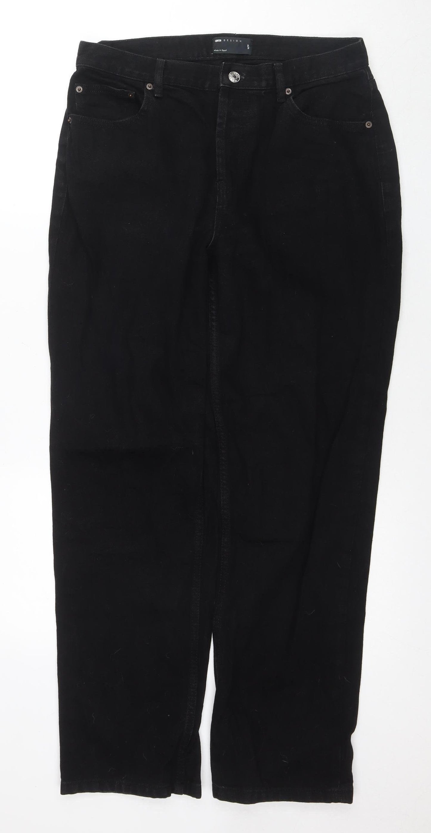 ASOS Men's Black Straight Jeans Size 32