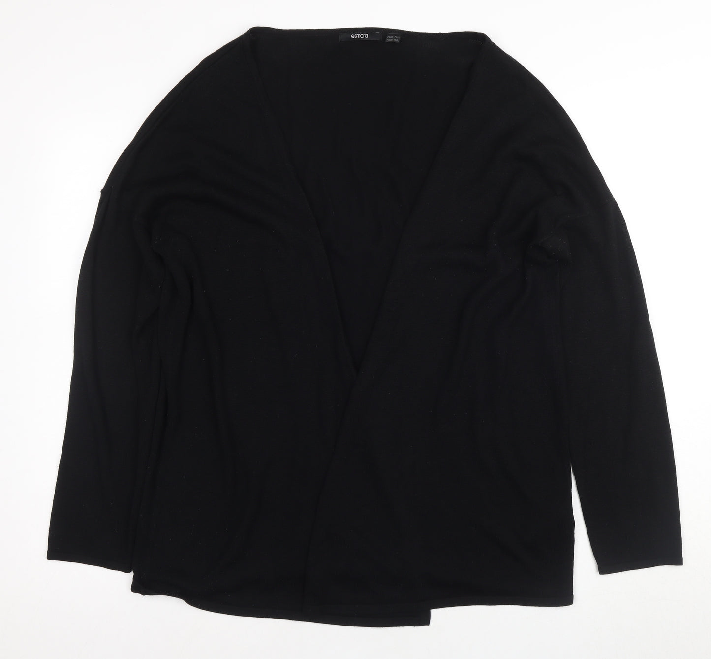 Esmara Women's Black Cardigan Size 18 V-Neck Knit