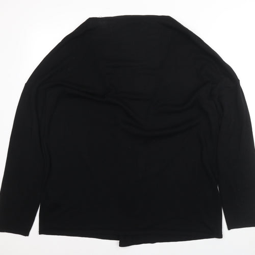 Esmara Women's Black Cardigan Size 18 V-Neck Knit
