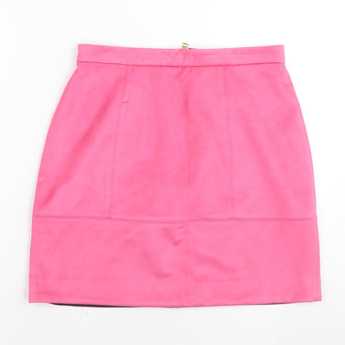 River Island Women's Pink Pencil Skirt Size 8