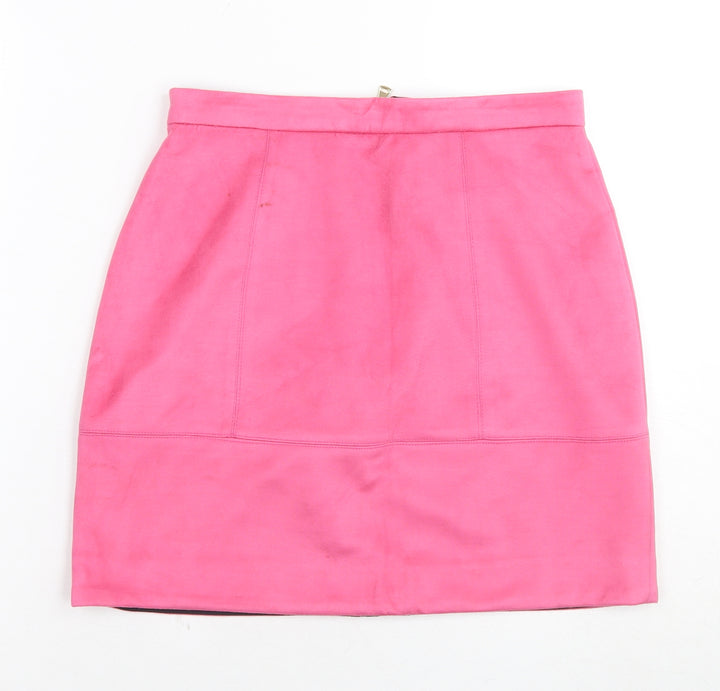River Island Women's Pink Pencil Skirt Size 8