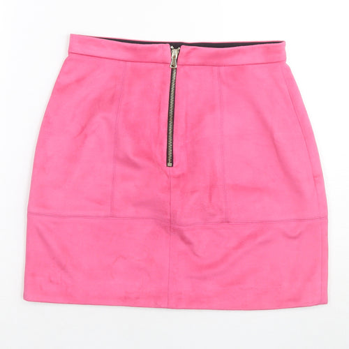River Island Women's Pink Pencil Skirt Size 8