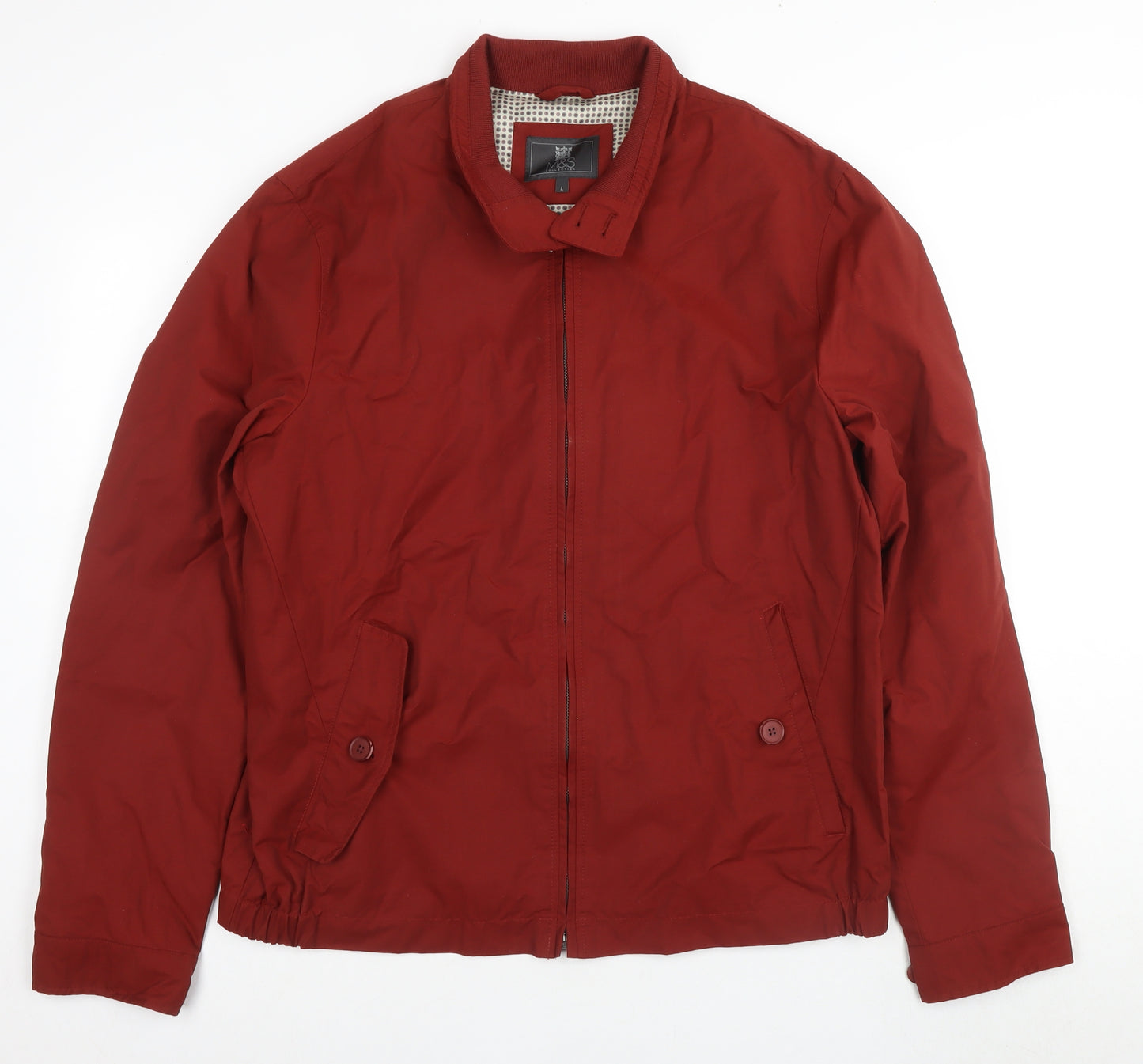 Marks and Spencer Men's Red Jacket, Large, Spread Collar