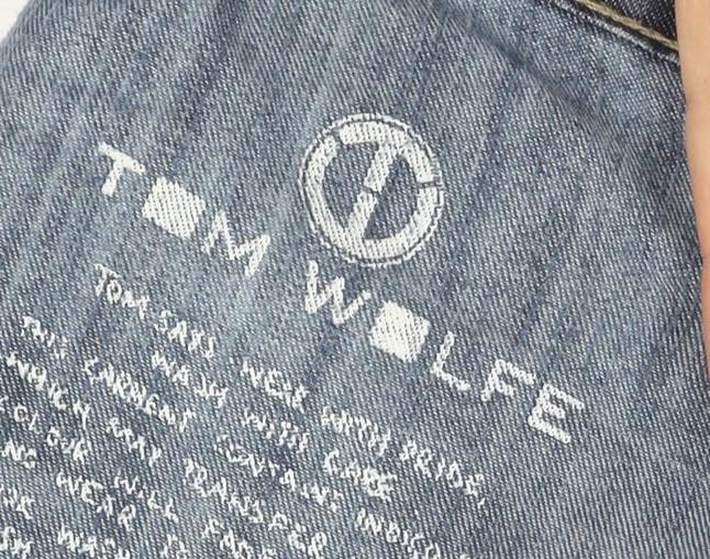 Tom Wolfe Men's Cargo Jeans Blue Size 34