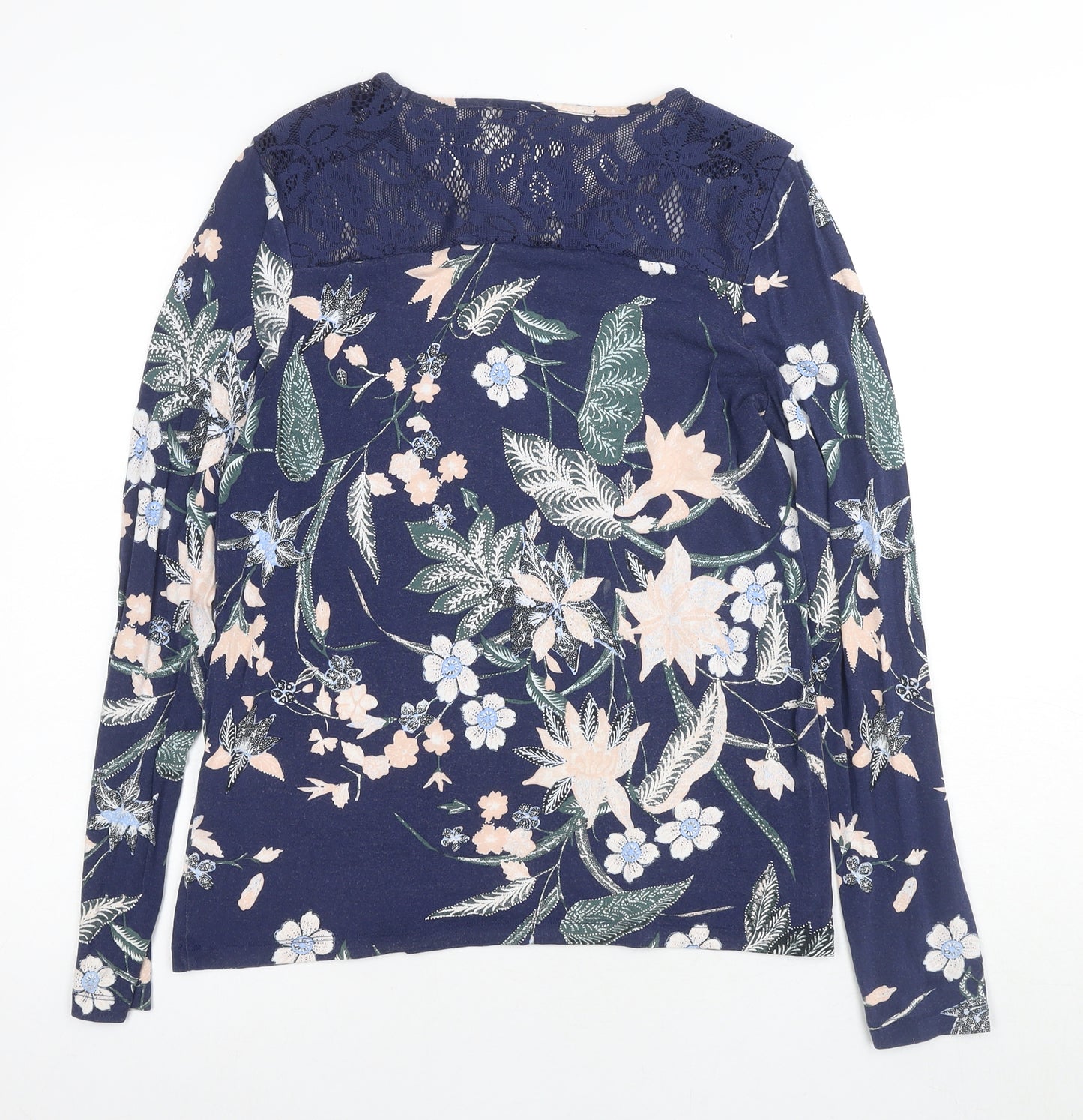 Olsen Women's Multicolour Floral Long Sleeve Top