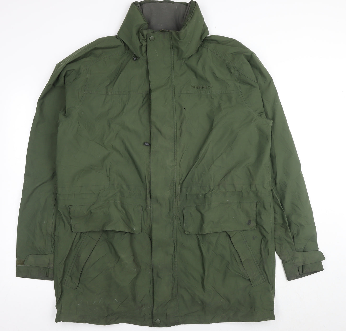 Brasher Men’s Green Jacket Size L Polyamide