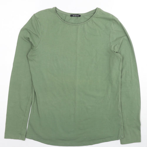 Terranova Women's Green Long Sleeve T-Shirt, L, Basic Style
