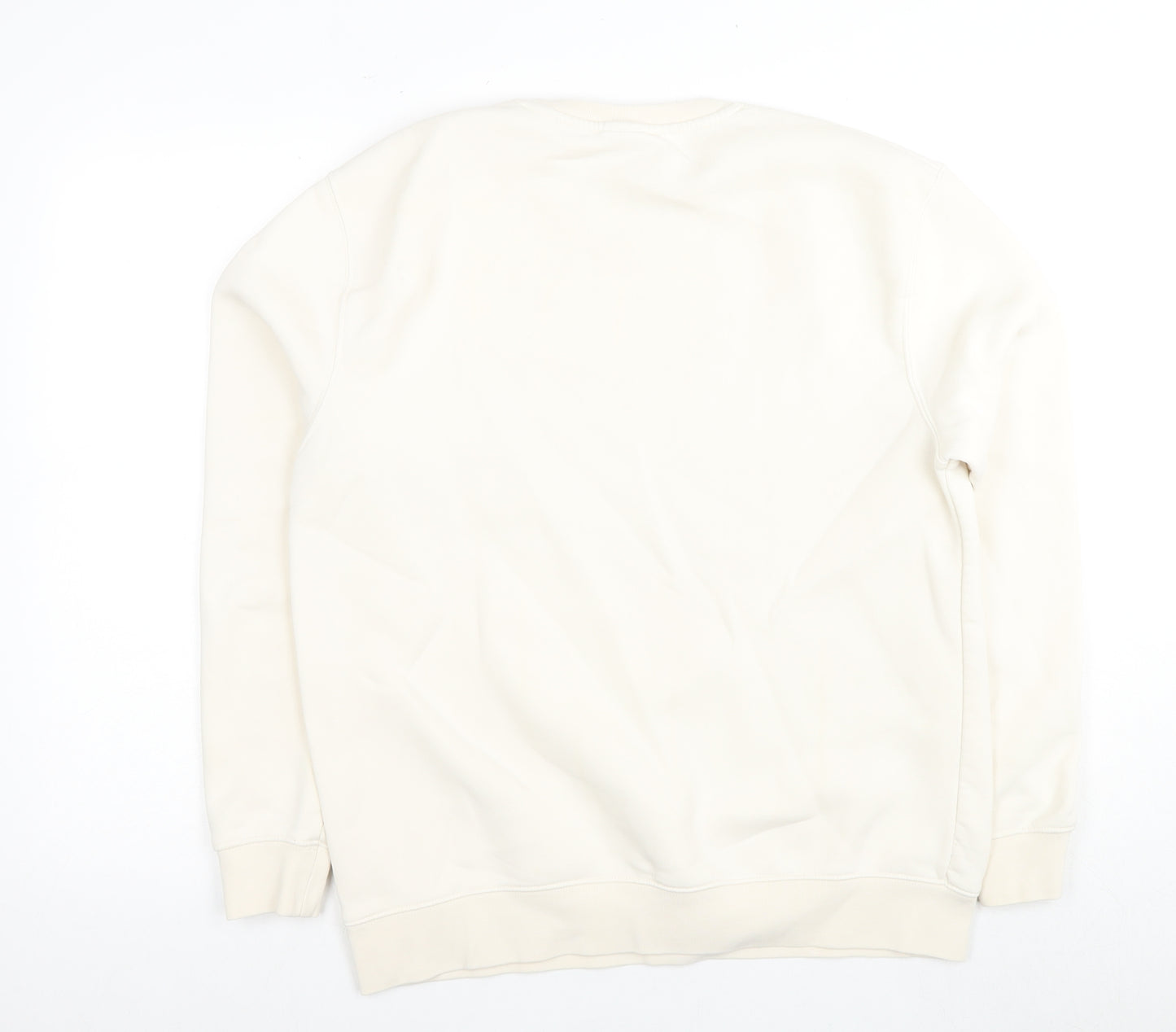 Zara Unisex Ivory Pullover Sweatshirt, Size 12