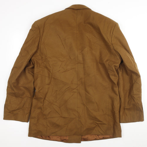 Marks and Spencer Men's Brown Wool Cashmere Blazer 40R