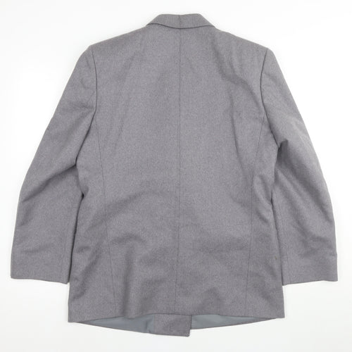 Centaur Men's Grey Double-Breasted Blazer, 38S