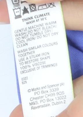 Marks and Spencer Blue Women's Dress Size 18